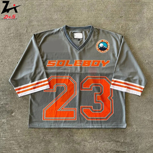 Maillots de football américain imprimés à manches courtes, légers, de qualité supérieure, confortables, à séchage rapide et respirants, en vente - Product Image 4