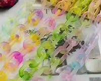 ILAHI's Modern Art Deco Eco-Friendly Acrylic Chain Wall Accents Handmade Hanging Decor <b>Ornamental</b> Birthday Ramadan Celebrations - Product Image 6
