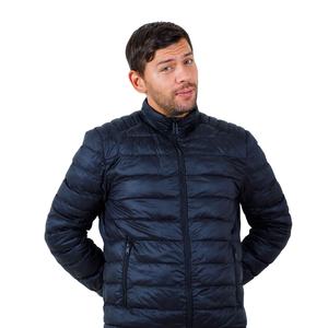 Veste de baseball surdimensionnée en toile vintage pour hommes doudoune imperméable à l'eau avec capuche à col montant hiver Sport de plein air Letterman Wear - Product Image 1