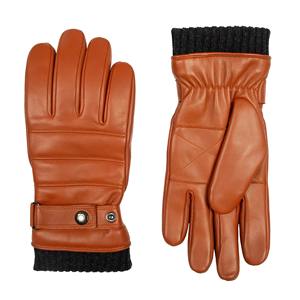 Guantes Cálidos de Cuero Genuino para Invierno, Guantes Térmicos con Forro para Clima Frío, para Actividades al Aire Libre, Conducir y Viajar - Product Image 1