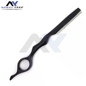Rasoir professionnel en acier inoxydable à lame unique avec verrou coulissant, le plus vendu, pour la coupe de cheveux et le rasage du visage - Outil de toilettage pour salon - Product Image 1
