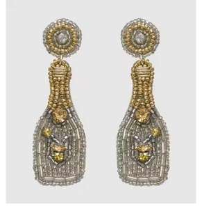 Nouvelles boucles d'oreilles créoles en résine blanche ivoire, perles faites à la main, collection de bijoux vintage en résine acrylique - Product Image 2