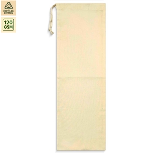 ถุงของขวัญใส่ขวดไวน์ผ้าฝ้าย 120 GSM บรรจุภัณฑ์ของขวัญไวน์ ขนาด 12x33 ซม. แบบแบน พิมพ์โลโก้ตามสั่ง ขายส่ง OEM แบรนด์ส่วนตัว รุ่น SS297A - Product Image 3