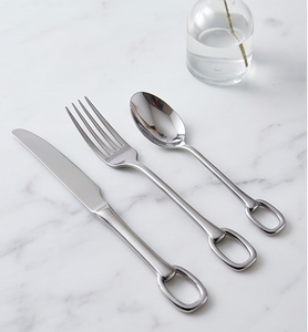 Modern Stainless Steel Flatware Set With <b>Mirror</b> Polish Dishwasher Safe Gor Wedding And Dining Essentials - Product Image 2