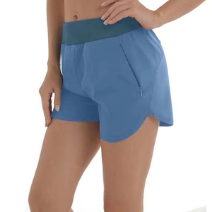 Wholesale Women's Casual Breathable Quick Dry 100% Cotton Beach Swim Shorts Outerwear Summer Shorts - Product Image 2