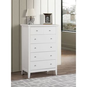 Cassettiera Glory Furniture Hammond G5490 CH Bianca - Product Image 1