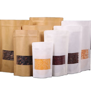 Bolsa de Papel Kraft Ecológica con Cordón para Café, Empaque Personalizado para Alimentos, Té, Bocadillos, Frutos Secos, Almacenamiento, Promoción, Uso en Supermercados - Product Image 5