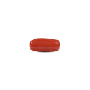 Premium 6.7 Carat Natural Red Coral Oval Cabochon Loose Gemstone for Fine Jewelry - Product Image 1