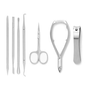 Tijeras Profesionales de Acero Inoxidable Curvas Doradas de Precisión Japonesa para Cutículas, Kit de Herramientas de Belleza Duraderas para Uñas - Product Image 3