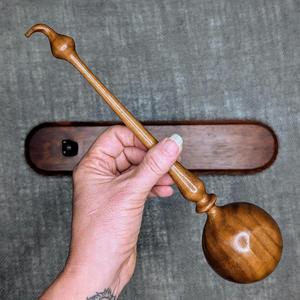 Cuillère à thé en bois naturel réutilisable, cuillère à café et à sucre, ustensile de cuisine de qualité alimentaire pour un usage domestique - Product Image 2