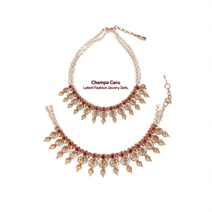 Champa Saralu Latest Fashion Jewelry Sets - Product Image 2