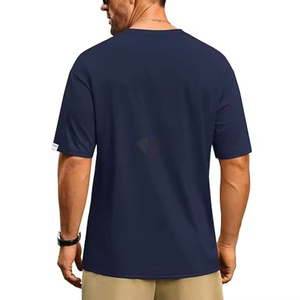 เสื้อยืดคอตตอนทรงโอเวอร์ไซส์ พิมพ์โลโก้ตามสั่ง สำหรับผู้ชาย เสื้อยืดคอกลมโอเวอร์ไซส์ เสื้อยืดเปล่าขายส่ง เสื้อยืดแขนสั้นโอเวอร์ไซส์ - Product Image 3