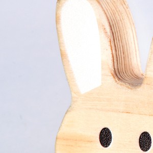 Nouveauté : Boutons de tiroir pour enfants en bois de pin, forme de visage de lapin, poignées de meuble durables de haute qualité - Product Image 2