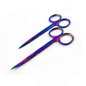 กรรไกรตัดกระจกตา Caronia Surgical CS-RAF-105 แบบตรง ใช้ซ้ำได้ ผลิตจากสแตนเลสสตีล ชุดเครื่องมือผ่าตัด ปลายแหลม ด้ามจับ CE - Product Image 6