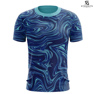 Camiseta Deportiva Sublimada Personalizada para Hombre, Manga Corta, Cuello Redondo, Transpirable, de Secado Rápido, Venta al Por Mayor 2026 - Product Image 2