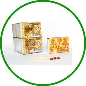 Allumettes ménagères 52x35x12mm Boîte d'allumettes standard avec 40 bâtonnets Impression écologique pour l'éclairage domestique et la cuisine Utilisation sûre - Product Image 6