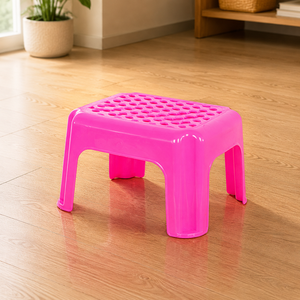 Modern Virgin PP Lightweight Stackable <b>Storage</b> Multi-Function Durable Home <b>Stool</b> & Ottoman for Living Room - Product Image 6