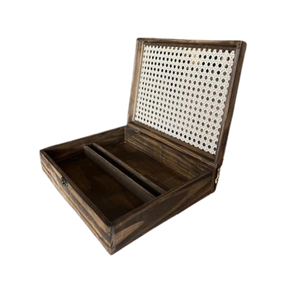 Coffrets cadeaux en bois massif personnalisables de qualité supérieure Solutions d'emballage élégantes pour les motifs rectangulaires et ronds carrés-Boîtes en bambou en bois - Product Image 1