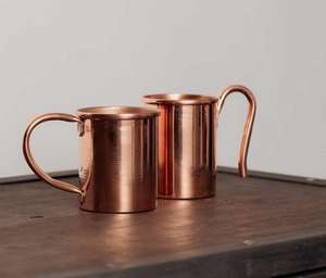 Vente en gros d'usine, meilleure qualité, tasse Moscow Mule 100% cuivre, fabricant indien, tasse à bière et vaisselle pour boissons - Product Image 2