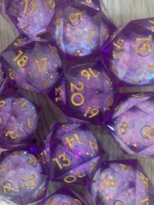 แกนเหลวเรซินขอบคม33มม. แกน D20ดราก้อนสำหรับ DND MTG HP เปิดใบสั่งซื้อ TCG 40K แกน D20หมุนลูกเต๋า - Product Image 4