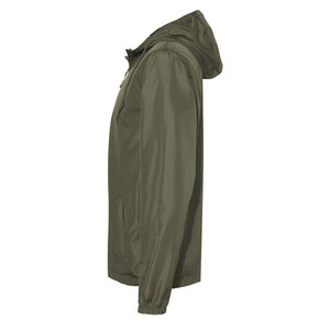 Veste coupe-vent à capuche pour homme, légère, respirante, zippée, imperméable, pour la course à pied et les activités de plein air - Product Image 6