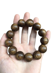 Meilleur bracelet Oud naturel pur Vietnam sous-marin supérieur de haute qualité 108 perles bonne santé et bijoux luxueux - Product Image 4