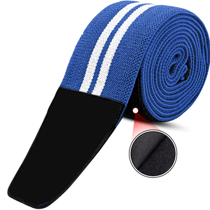 Hot Sale High Quality Adjustable Non-Slip Neoprene Unisex <b>Knee</b> <b>Wraps</b> Custom Logo Fitness Safety Bodybuilding Weight Lifting - Product Image 3