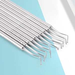 BAFA SURGICAL INSTRUMENTS Curette endodontique double extrémité manuelle ergonomique en acier inoxydable pour cavités dentaires - Product Image 1