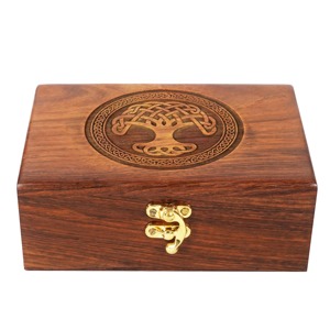 Caja de Madera con Grabado Láser Personalizado, Acabado Mate, Caja de Madera con Grabado Láser Suave, Caja para Joyería, Caja de Almacenamiento, Suministro al por Mayor - Product Image 1