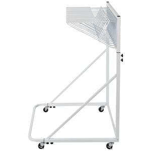 Scaffale Mobile per Conservazione Disegni Tecnici con Altezza e Lunghezza Regolabili, 12 Staffe Girevoli per Organizzare Disegni e Poster - Product Image 6