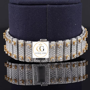 Reloj de Acero Inoxidable con Diamantes de Imitación en Oro Rosa de la Mejor Calidad para Fiestas de Negocios y Uso Diario Disponible al Mejor Precio - Product Image 5