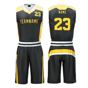 Nouvel Arrivage Ensemble d'uniformes de basketball personnalisables grande taille pour l'été, haute qualité, respirant, séchage rapide, en maille/polyester, avec logo personnalisé - Product Image 1