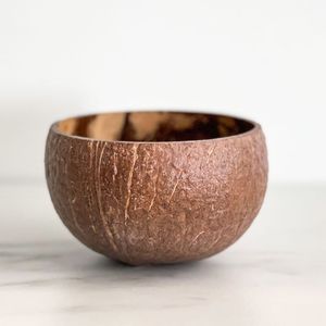 Taza de coco Natural con/sin fondo, superventas - Product Image 1
