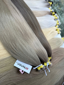Extensiones de Cabello Humano Virgen Vietnamita al Por Mayor, de Alta Calidad, 100g, 28 Pulgadas, Color Marrón Natural, Rizado, Súper Doble - Product Image 2
