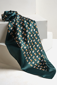 Bufandas cuadradas elegantes, tela de seda ligera suave, estampado personalizado, accesorios de moda elegantes para mujeres y hombres - Product Image 5