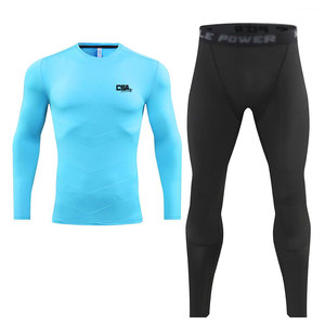 Ensemble de compression léger pour homme, respirant, pour la gym, l'entraînement, les exercices et les activités de style de vie actif - Product Image 1