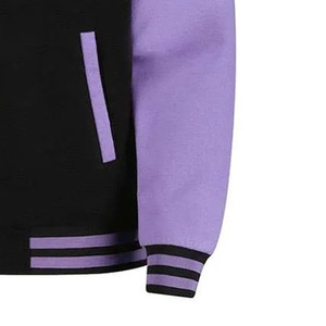 Chaqueta universitaria para mujer de calidad superior, hecha con tela 100% lana, cuerpo y mangas de tela, cierre con botones, para damas. - Product Image 4