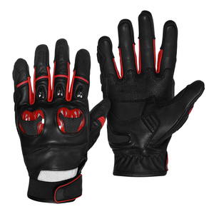 Gants de baseball en cuir d'été antidérapants et respirants avec sangle de poignet réglable, conception à doigts complets, pour main droite/gauche - Product Image 1