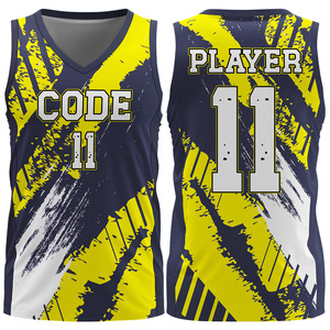 Nouvelle Version Maillots de Basketball Unisexe Personnalisables Couleur Personnalisée Tenue d'Entraînement Anti-Bactérienne Sans Manches Impression Lumineuse 100% - Product Image 6