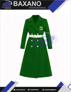 Abrigo de Lana de Alta Calidad para Mujer de la Hermandad Iota Phi Lambda, Abrigo Largo con Cinturón de la Hermandad IPL - Product Image 4