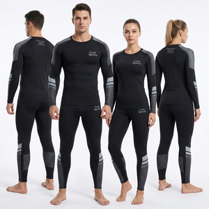 Cosh Sports Custom Logo Men Women Compression Wear Long Sleeve Gym Fitness Sportswear Breathable Rash Guard Yoga Suit - Product Image 1