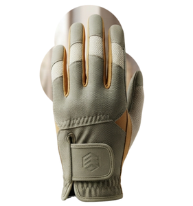 Fabricant de gants de golf personnalisés, vente en gros de gants de performance, matériaux mixtes, design flexible et respirant, ajustement sécurisé avec velcro. - Product Image 1