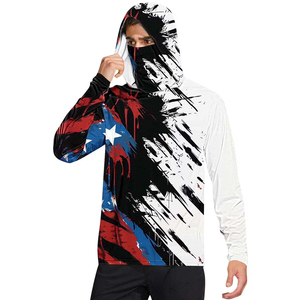 Sudadera con Capucha de Pesca con Logotipo Personalizado, Protección Solar UPF 50, Secado Rápido, Manga Larga, Transpirable, Estampada - Product Image 1