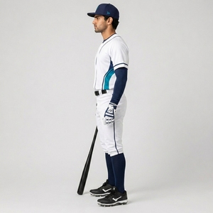 Uniforme de Béisbol Personalizado de Secado Rápido, Material de Poliéster Transpirable, Ropa de Competición - Product Image 4