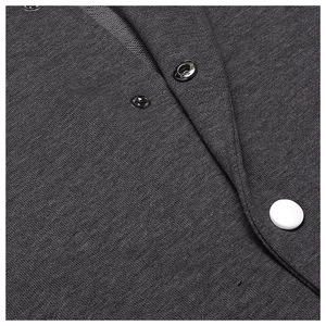 Custom Luxury Black <b>Canvas</b> Stand Collar Vintage Waterproof Windproof Bomber Varsity Jacket Unisex Front Logo - Product Image 5