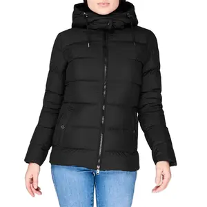 2020 새로운 Pu 가죽 호흡기 퀼트 다운 코튼 자켓 버블 코트 여성 맞춤형 로고 자수 사용자 정의 크기