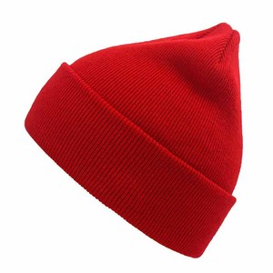 Gorro Unisex Negro Sólido, 100% Acrílico, Impresión por Transferencia de Calor, Tejido por Computadora, Gorro de Invierno de Estilo Casual para Adultos, 58-60CM - Product Image 3