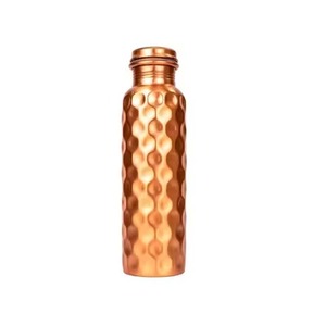 Handcrafted <b>Copper</b> <b>Drinking</b> <b>Bottle</b> Elegant Water Storage for Home Office Gym Travel Gift Collection - Product Image 1