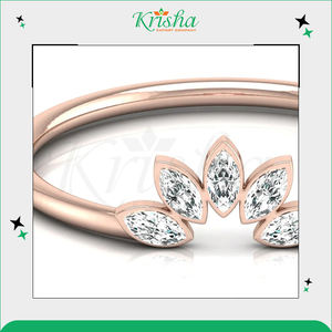 Fournisseur indien proposant des bagues de fiançailles en diamant de couleur DEF blanche, pierres naturelles et de laboratoire avec clarté VVS/VS en promotion - Product Image 6