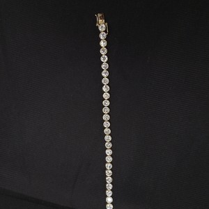 Pulsera de Diamantes de Lujo de 13.17 CT, Oro Sólido de 14K, Certificación IGI, 6.5 Pulgadas, Joyería Fina, Regalo de Alta Calidad, Unisex - Product Image 6